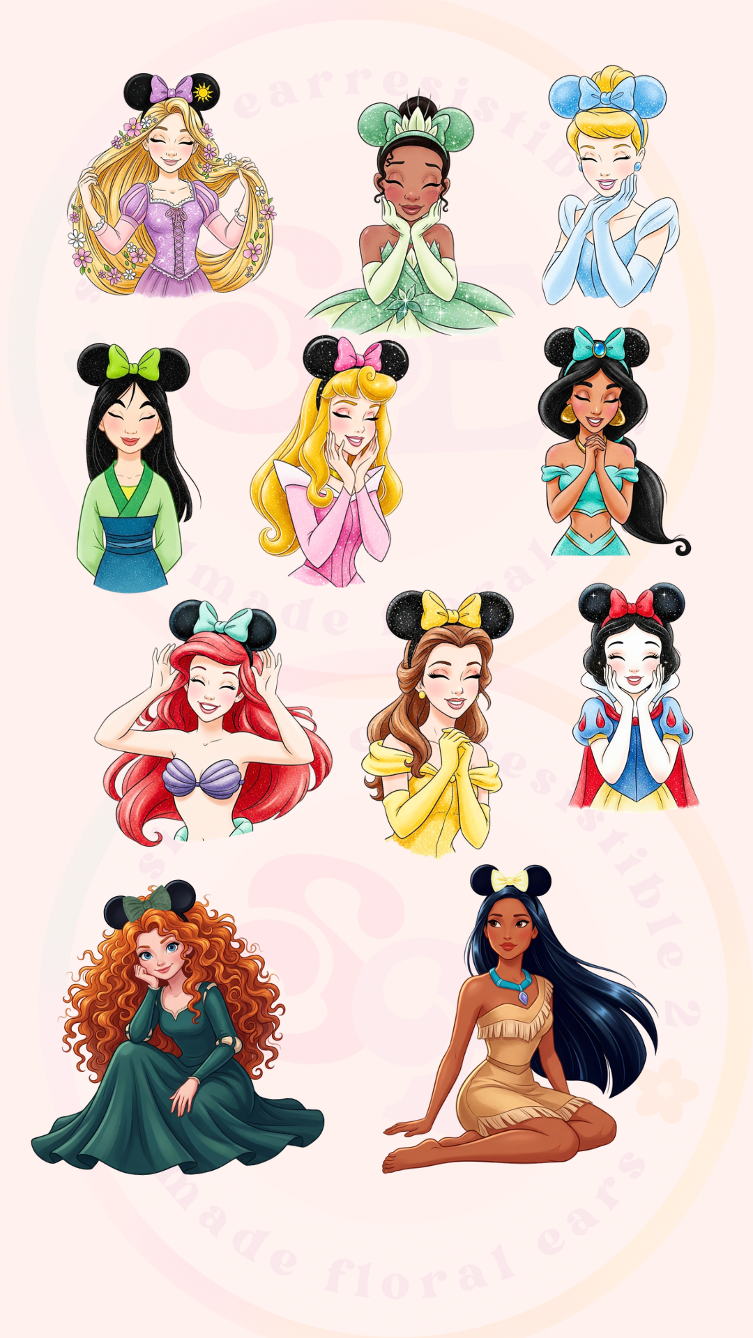 Custom Disney princesses