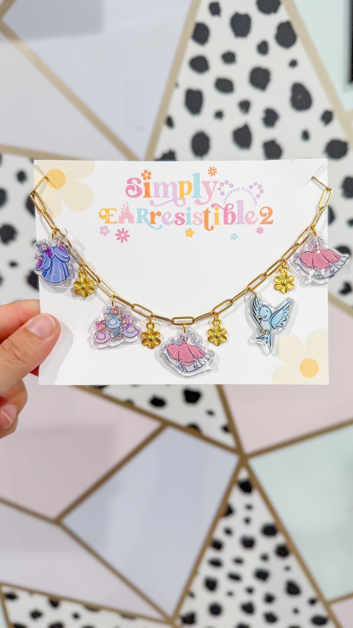 CINDERelly necklace gold/silver options