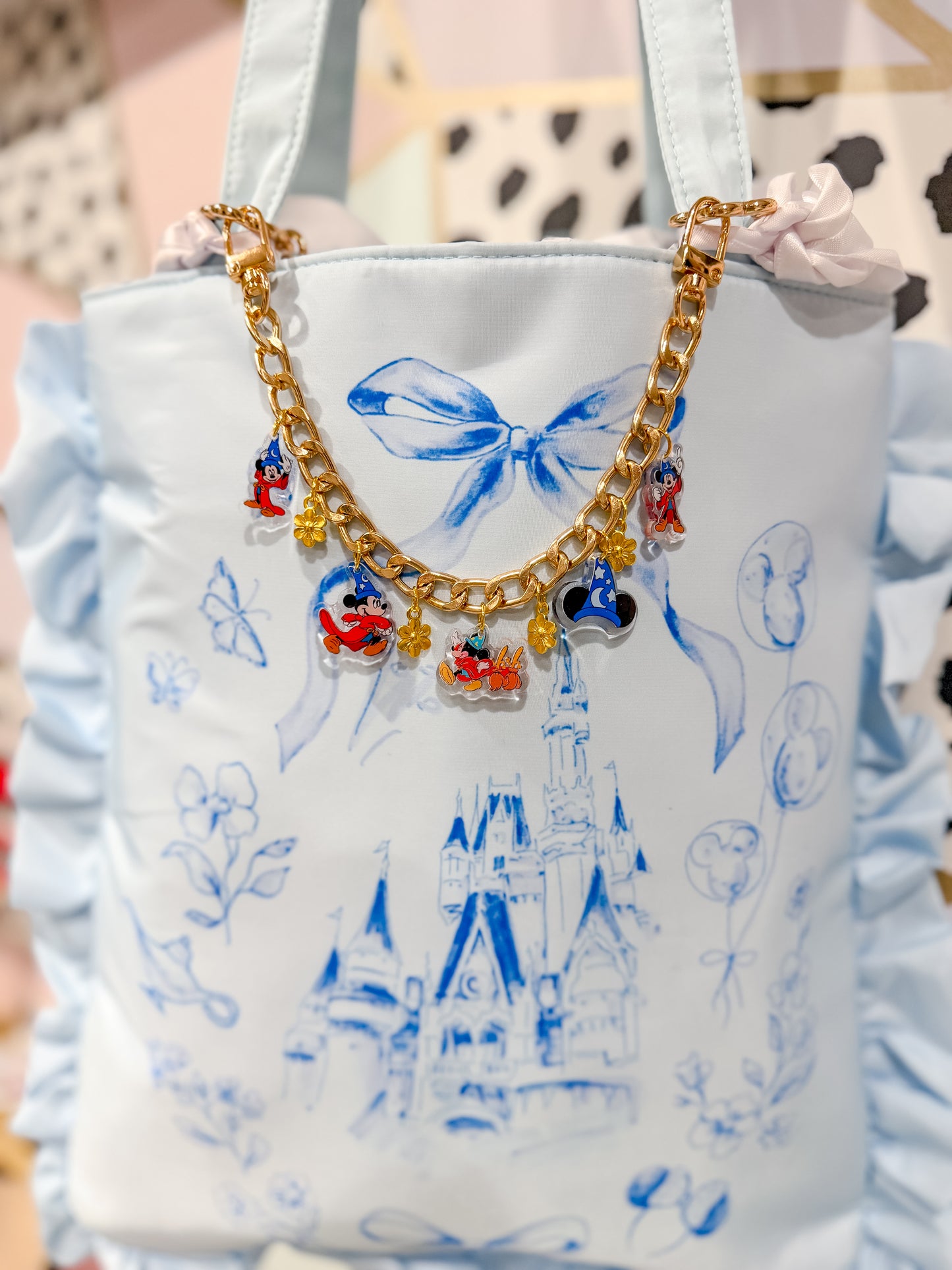 Sorcerer Mickey bag chain