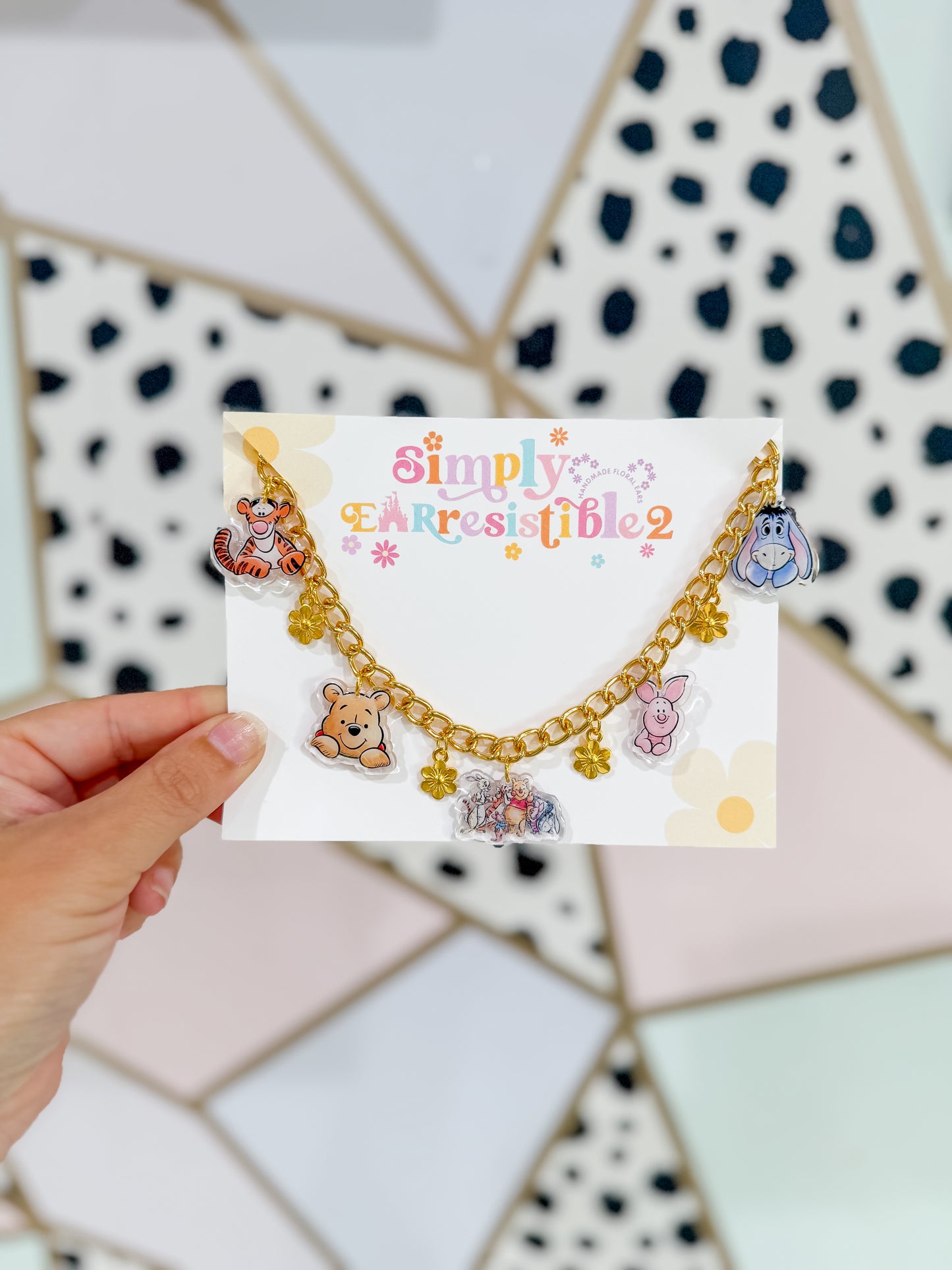 Pooh & friends necklace