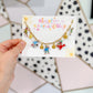 Think happy thoughts gold/silver necklace
