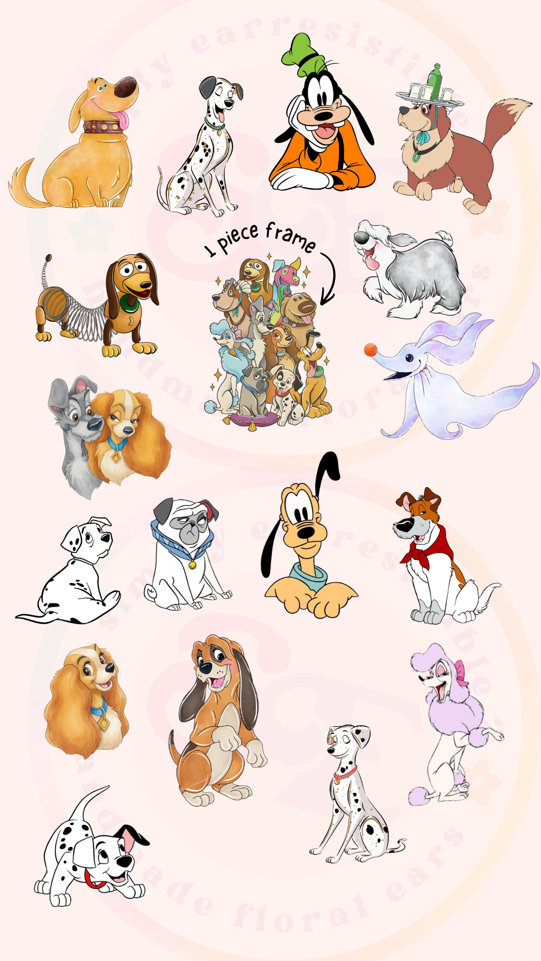 Custom Disney dogs mini