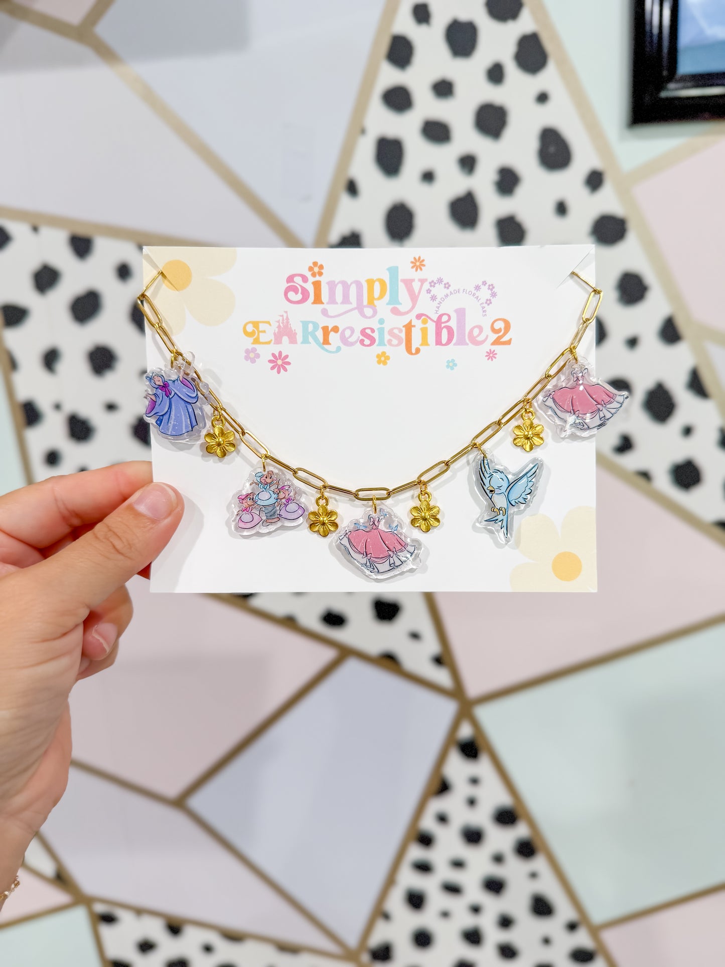 CINDERelly necklace gold/silver options