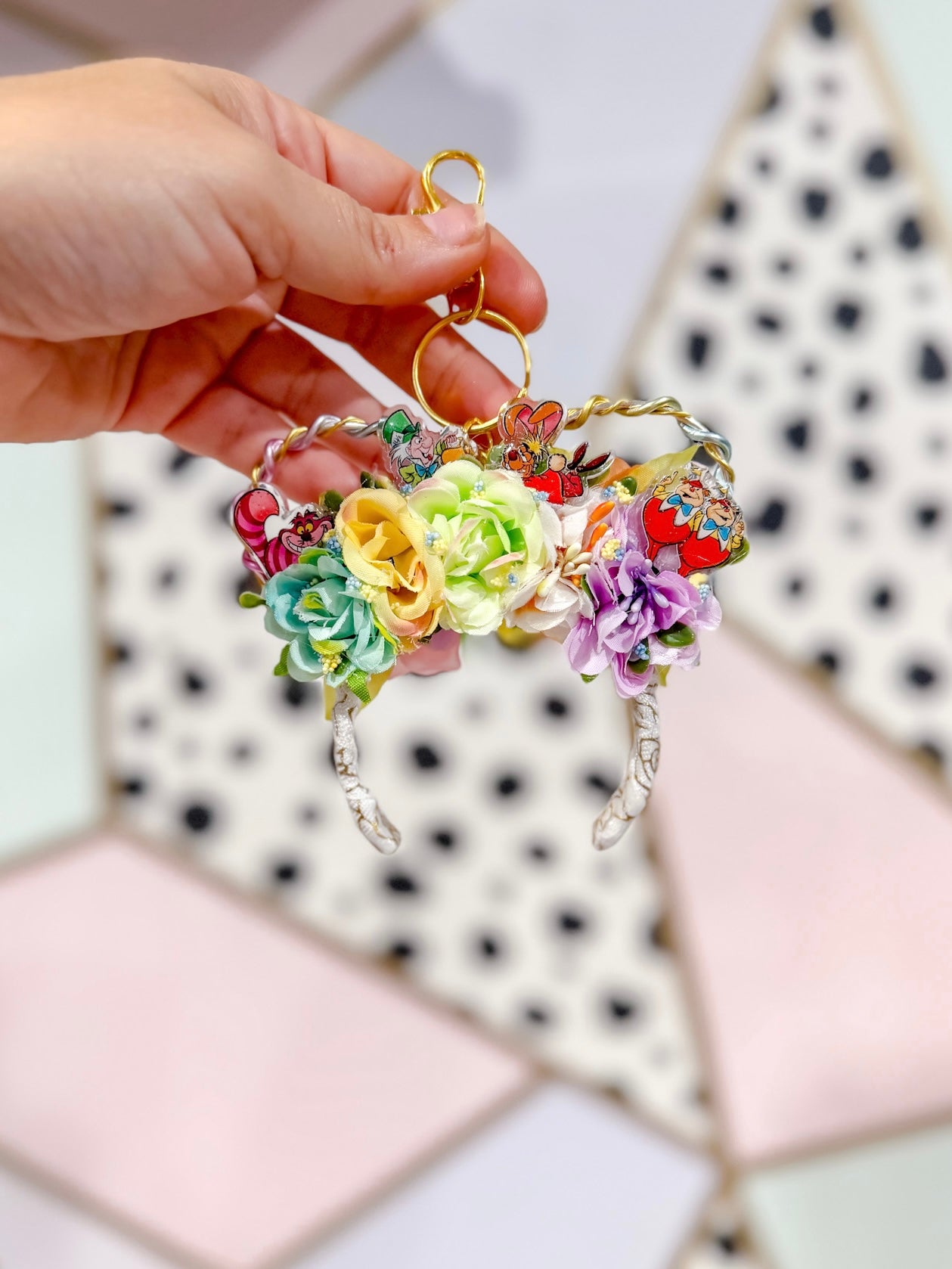 Mad tea party keychain